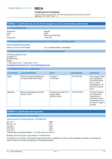 Veiligheidsinformatieblad Deca VMZINC
